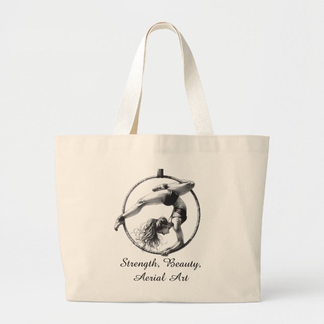 Grand Tote Bag Cerceau aérien Lyra  (Devant)