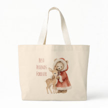 Cerf Ours Meilleurs Amis Pour Toujours Noël