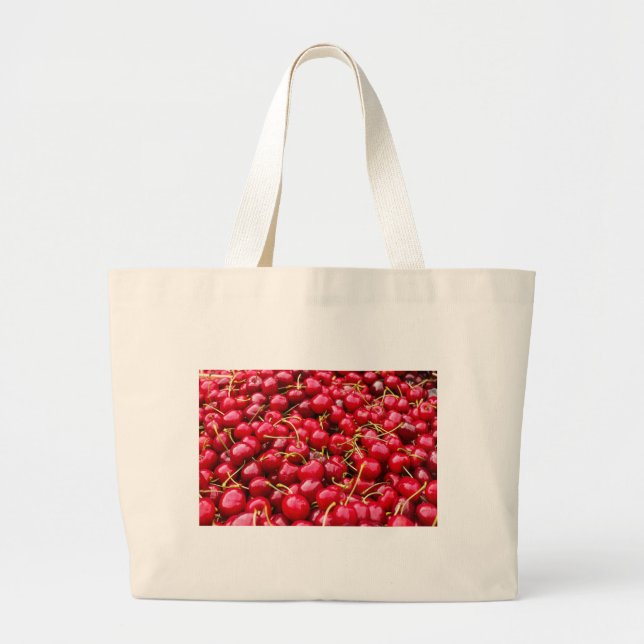 Grand Tote Bag Cerises (Devant)