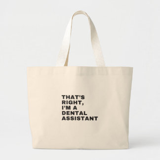 GRAND TOTE BAG C'EST BIEN, JE SUIS ASSISTANT DENTAIRE