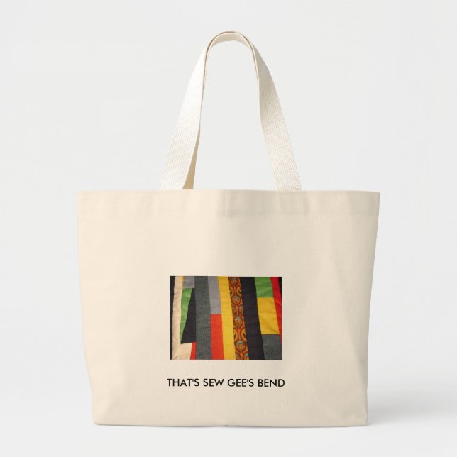 GRAND TOTE BAG C'EST COUSENT GEE LA COURBURE (Devant)