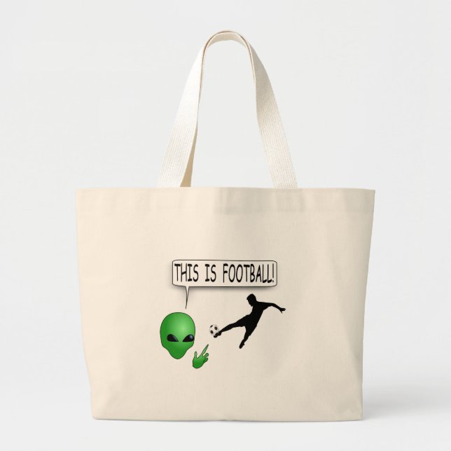 Grand Tote Bag C'Est Du Football (Devant)