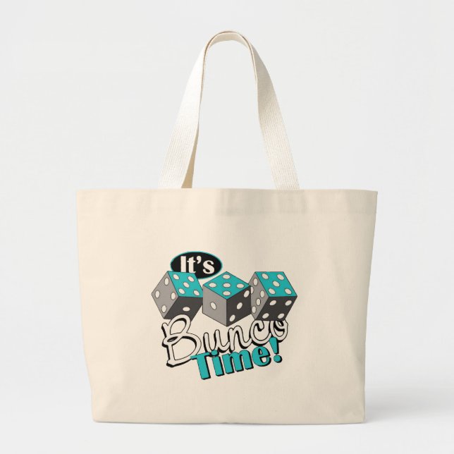 Grand Tote Bag C'est l'heure de Bunco ! (Devant)