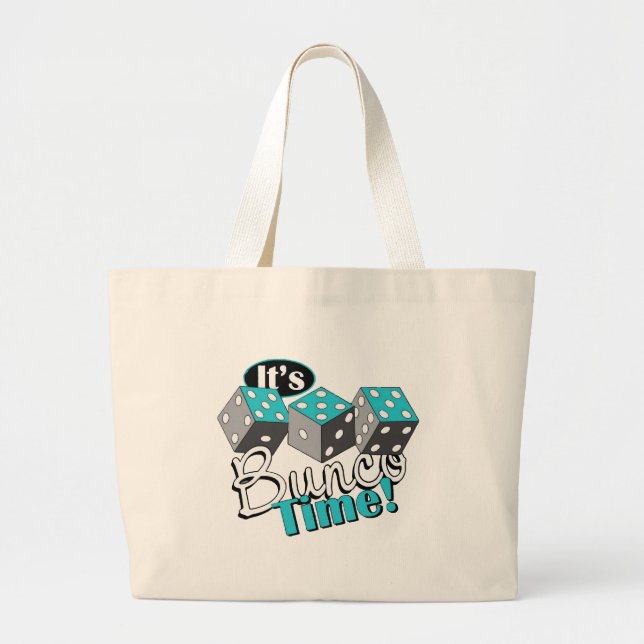 Grand Tote Bag C'est l'heure de Bunco ! (Devant)