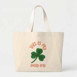 GRAND TOTE BAG C'EST MON T-SHIRT DE JOUR CHALEUREUX