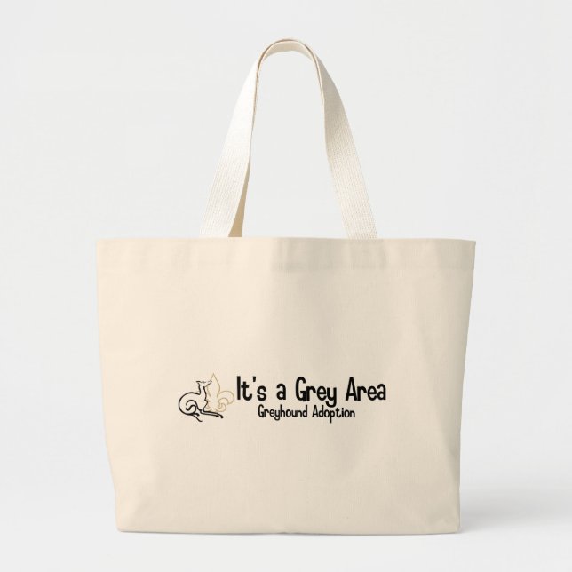 Grand Tote Bag C'est un logo de zone grise - 2 (Devant)