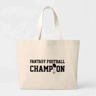 Grand Tote Bag Champion du football d'imaginaire