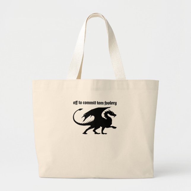 Grand Tote Bag Chaotic Little Dragon (Devant)