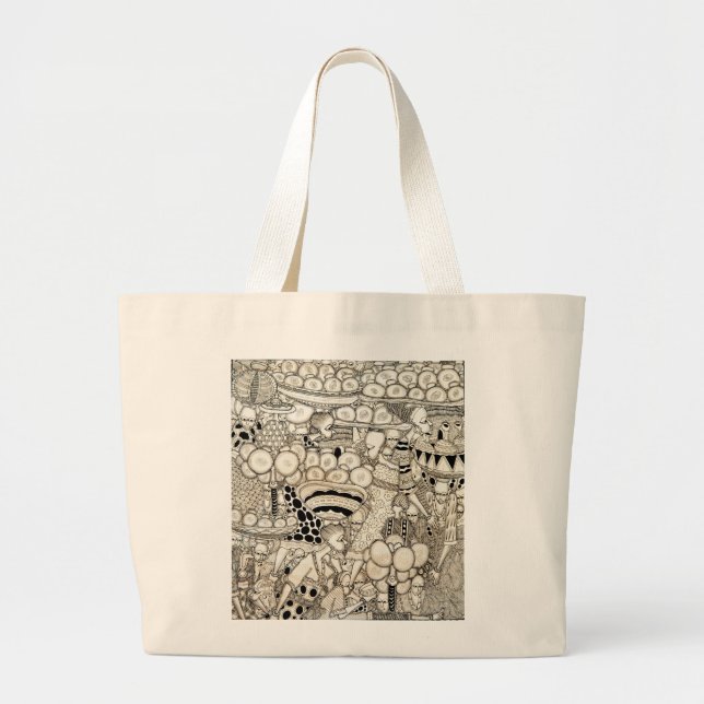 Grand Tote Bag Charge lourde 2 (Devant)