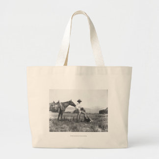 Grand Tote Bag Charles Belden avec le cheval et le crâne