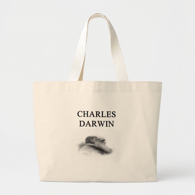 Grand Tote Bag Charles Darwin (Devant)
