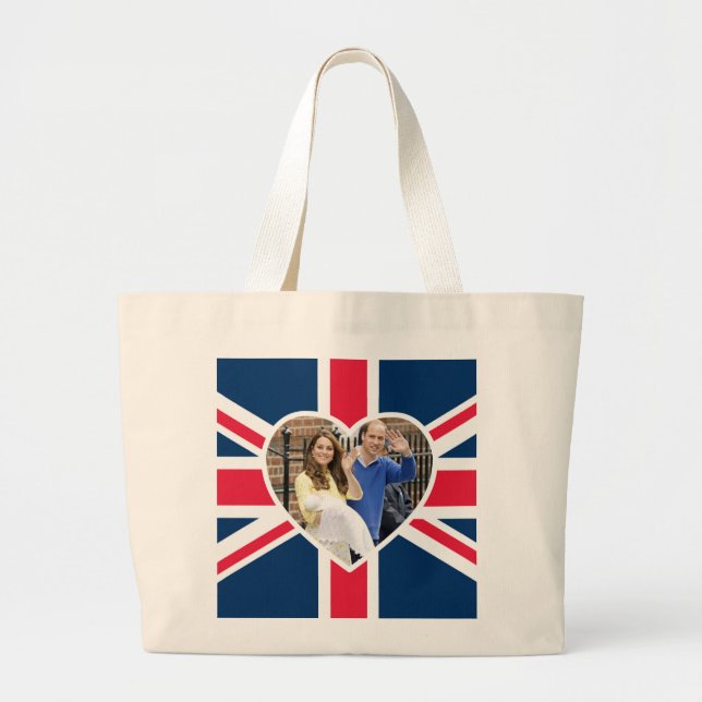 Grand Tote Bag Charlotte Elizabeth Diana - Britannique Will Kate (Devant)