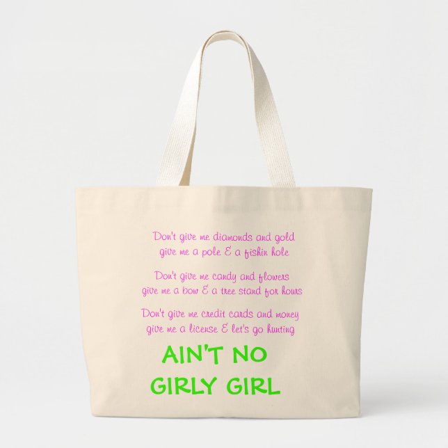 Grand Tote Bag Chasse-Femmes (Devant)