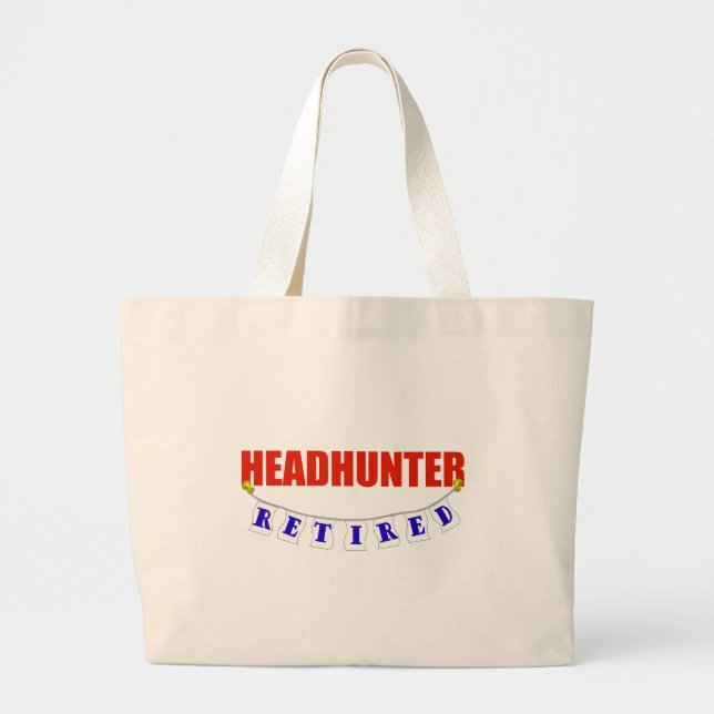 GRAND TOTE BAG CHASSEUR DE TÊTES RETRAITÉ (Devant)