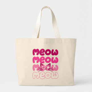 Grand Tote Bag Chat mignon miaou