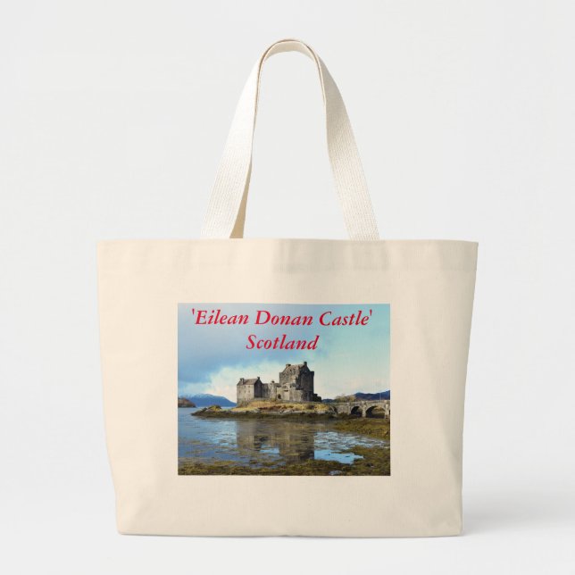 Grand Tote Bag Château de l'Eilean Donan - Écosse (Devant)