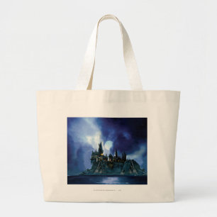 Grand Tote Bag Château Harry Potter   Hogwarts à la nuit