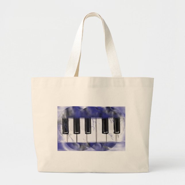 Grand Tote Bag Chatouillez l'ivoire (Devant)