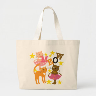 Grand Tote Bag Chats dansants
