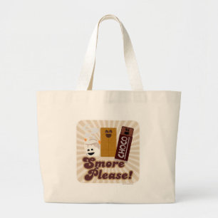 Grand Tote Bag Cheeky Smore S'Il Vous Plaît Campfire Dessert Dess