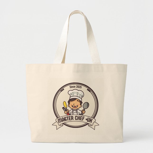 Grand Tote Bag Chef cuisinier (Devant)