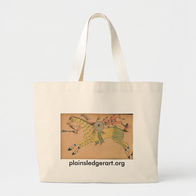 Grand Tote Bag Chemise d'os de Walter :  Guerrier #3 (Devant)