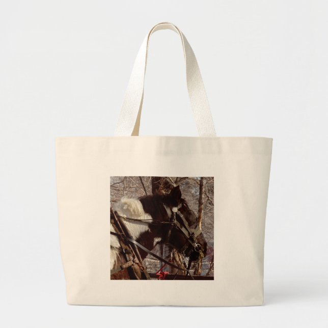 Grand Tote Bag Cheval à bascule Pinto (Devant)