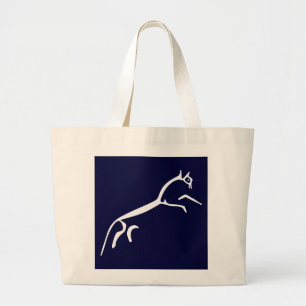 Grand Tote Bag Cheval blanc (château d'Uffington)