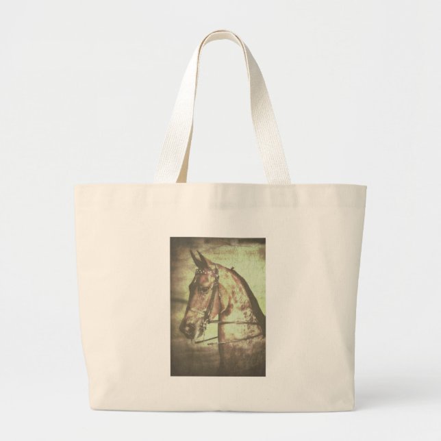 Grand Tote Bag Cheval saddlebred (Devant)