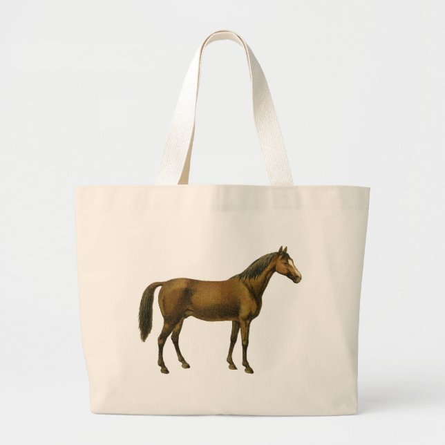 Grand Tote Bag Cheval vintage (Devant)