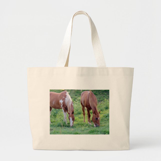 Grand Tote Bag Chevaux (Devant)