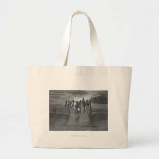 Grand Tote Bag Chevaux dans le corral