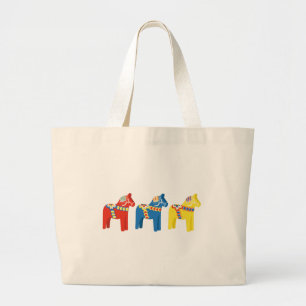 Grand Tote Bag Chevaux de Dala