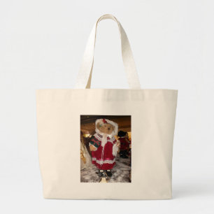 Grand Tote Bag Chic Beau amour de Noël Avoir une belle journée