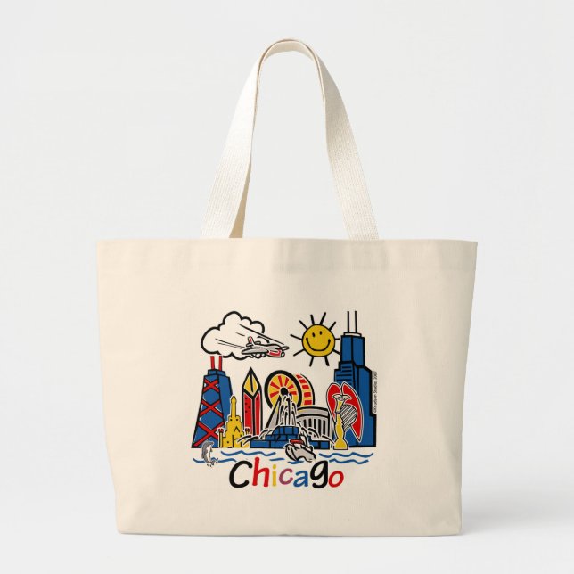 Grand Tote Bag Chicago-KIDS-[Converti] (Devant)