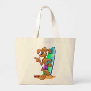 GRAND TOTE BAG CHIEN DE SURFER