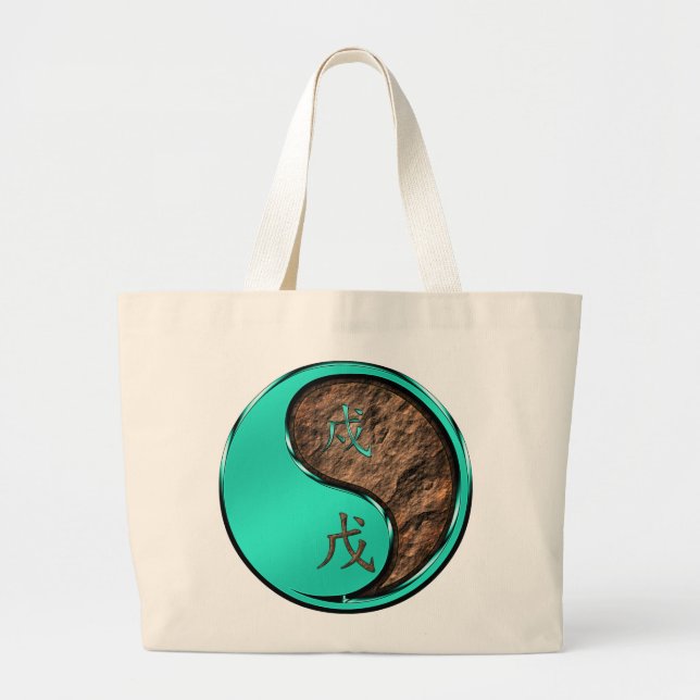 Grand Tote Bag Chien de terre (Devant)