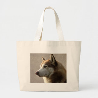 Grand Tote Bag Chiens de chien de traîneau sibérien