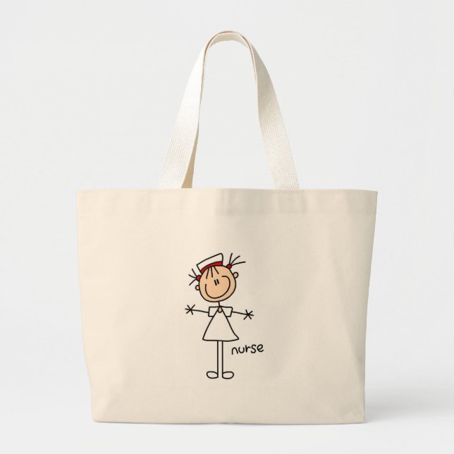 Grand Tote Bag Chiffre simple T-shirts et cadeaux de bâton (Devant)