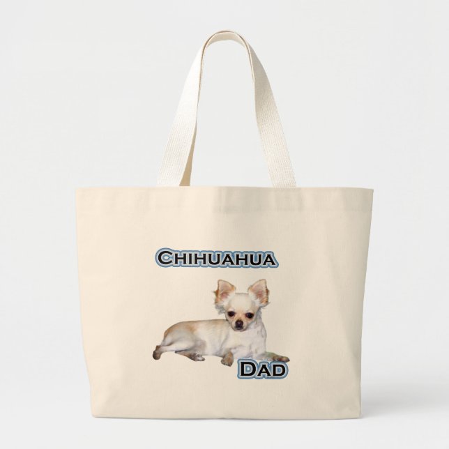 Grand Tote Bag Chihuahua Papa 4 (Devant)
