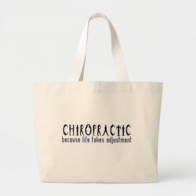 GRAND TOTE BAG CHIROPRACTIE (Devant)