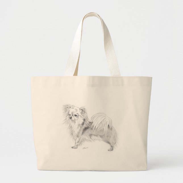 Grand Tote Bag Chiwawa de Longcoat - se tenant (Devant)