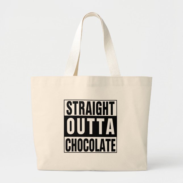Grand Tote Bag Chocolat chaud (Devant)