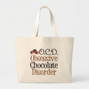 Grand Tote Bag Chocolat drôle