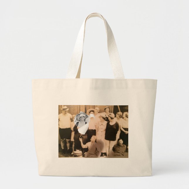 Grand Tote Bag Chowdah Headz (Devant)