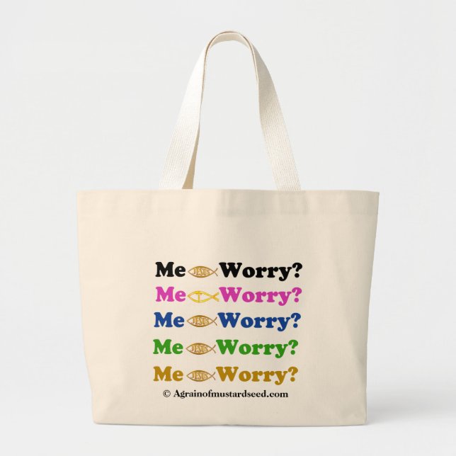 Grand Tote Bag chrétien (Devant)