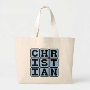 Grand Tote Bag chrétien, membre de la religion