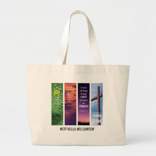 Grand Tote Bag Christian Custom Name BIBLE MEDIATION