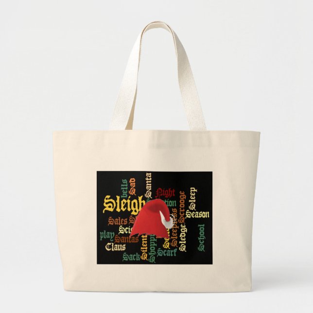 Grand Tote Bag Christmas empoisonne Have a Nice Day & a Better Ni (Devant)