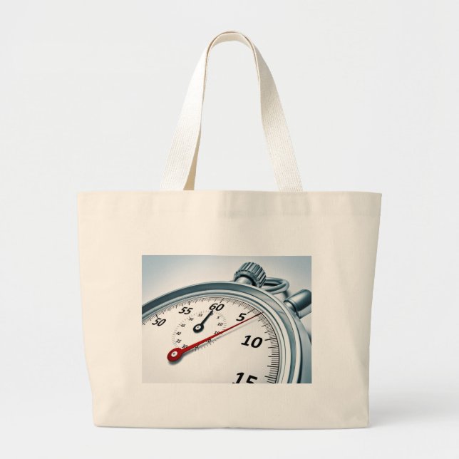 Grand Tote Bag chronomètre (Devant)